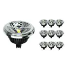 Multipack 10x Noxion Lucent LED-Spot GU10 AR111 12W 600lm 40D - 927 Extra Warmweiß | Höchste Farbwiedergabe - Dimmbar - Ersatz für 50W