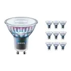 Multipack 10x Philips MASTER LED Spot ExpertColor GU10 PAR16 3.9W 265lm 36D - 927 Extra Warmweiß | Höchste Farbwiedergabe - Dimmbar - Ersatz für 35W