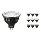 Multipack 10x Philips Master LED Spot GU5.3 MR16 6.7W 440lm 36D - 930 Warmweiß | Höchste Farbwiedergabe - Dimmbar - Ersatz für 35W