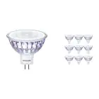 Multipack 10x Philips Corepro LED Spot GU5.3 MR16 7W 621lm 36D - 827 Extra Warmweiß | Ersatz für 50W