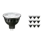 Multipack 10x Philips Master LED Spot GU5.3 MR16 6.7W 420lm 36D - 927 Extra Warmweiß | Höchste Farbwiedergabe - Dimmbar - Ersatz für 35W