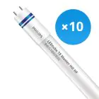 Multipack 10x Philips LED Röhre T8 MASTER (HF) High Output 8W 1000lm - 830 Warmweiß | 60cm - Ersatz für 18W