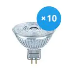 Multipack 10x Ledvance Performance LED-Spot Reflektor GU5.3 MR16 5W 345lm 36D - 930 Warmweiß | Höchste Farbwiedergabe - Dimmbar - Ersatz für 35W