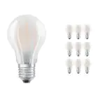 Multipack 10x Ledvance Classic LED E27 Birne Fadenlampe Matt 4.8W 470lm - 827 Extra Warmweiß | Dimmbar - Ersatz für 40W