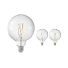 Multipack 3x Calex Smart Tuya Wifi E27 Globe Fadenlampe 7.5W 1055lm - 818-830 Abstimmbares Weiß | Dimmbar - Ersatz für 75W 