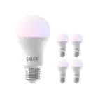 Multipack 5x Calex Smart Tuya Wifi E27 Birne 8.5W 806lm - 822-840 Abstimmbares Weiß | RGBW - Dimmbar - Ersatz für 60W