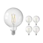 Multipack 5x Calex Smart Tuya Wifi E27 Globe Fadenlampe 7.5W 1055lm - 818-830 Abstimmbares Weiß | Dimmbar - Ersatz für 75W 