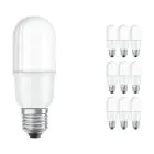 Multipack 10x Ledvance Classic LED E27 Linear Matt 9W 1050lm - 840 Kaltweiß | Ersatz für 75W