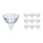 Multipack 10x Philips Corepro LED Spot GU5.3 MR16 4.4W 345lm 36D - 827 Extra Warmweiß | Ersatz für 35W