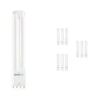 Multipack 10x Ledvance Dulux-L LED 8W - 830 Warmweiß | 4-Pins - Ersatz Für 18W