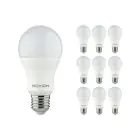 Multipack 10x Noxion Lucent Classic LED E27 Birne Matt 11W 1055lm - 827 Extra Warmweiß | Dimmbar - Ersatz für 75W