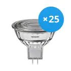 Multipack 25x Noxion LED-Spot GU5.3 MR16 7.5W 621lm 60D - 827 Extra Warmweiß | Dimmbar - Ersatz für 50W