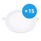 Multipack 15x Bright Choice LED Downlight UltraSlim 24W 1950lm 110D - 840 Kaltweiß | 295mm - Ausschnitt 280mm