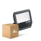 Multipack 4x Ledvance LED-Scheinwerfer Aluminium Schwarz 41W/27W 4000lm/6000lm 100D - 840 Kaltweiß | IP66 - Symmetrisch