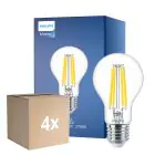 Multipack 4x Philips MASTER Value LED Glühbirne E27 Birne Klar 11.2W 1521lm - 927 Extra Warmweiß | Höchste Farbwiedergabe - Dimmbar - Ersatz für 100W