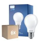 Multipack 6x Philips MASTERValue LED E27 Birne Matt 11.2W 1521lm - 940 Kaltweiß | Höchste Farbwiedergabe - Dimmbar - Ersatz für 100W