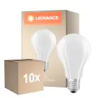 Multipack 10x Ledvance Classic LED E27 Birne Fadenlampe Matt 17W 2452lm - 827 Extra Warmweiß | Ersatz für 150W