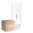 Multipack 10x Philips CorePro PL-T LED Glühbirne HF 6.5W - 840 Kaltweiß | 4-Pins - Ersatz Für 18W