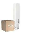 Multipack 10x Philips CorePro PL-C LED 5.5W 660lm - 840 Kaltweiß | 4-Pins - Ersatz Für 13W