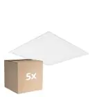 Multipack 5x Noxion LED Panel Ecowhite V4.0 28W 3360lm - 830-840-865 CCT | 62x62cm - UGR 