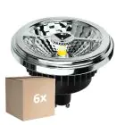 Multipack 6x Noxion Lucent Led-Spot GU10 AR111 15W 850lm 40D - 927 Extra Warmweiß | Höchste Farbwiedergabe - Dimmbar - Ersatz Für 75W