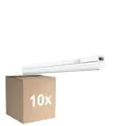 Multipack 10x Ledvance LED Deckenleuchte Linear Kompakt Schalter 4W 400lm - 830 Warmweiß | 30cm