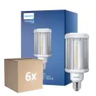 Multipack 6x Philips TrueForce LED E27 HPL Klar 21W 3000lm 360D - 840 Kaltweiß | Ersatz für 50W