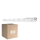 Multipack 6x Ledvance LED Feuchtraumleuchte Feuchtigkeitsdicht 58W 8000lm - 865 Tageslichtweiß | 150cm