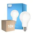 Multipack 10x Philips Corepro LED Glühbirne E27 Birne Matt 13W 2000lm - 827 Extra Warmweiß | Ersatz für 120W