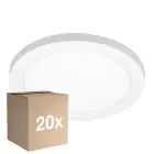 Multipack 20x Noxion LED Downlight Ecowhite Weiß 18W 1530lm 110D - 830 840 860 Abstimmbares Weiß | 217mm - Ausschnitt 55-175mm - Dimmbar