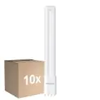 Multipack 10x Noxion Lucent PL-L LED 11.9W 1450lm - 830 Warmweiß | 4-Pins - Ersatz Für 24W