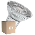Multipack 6x Osram LED Superstar Reflektor Spot GU10 PAR16 6W 575lm 120D - 927 Extra Warmweiß | Höchste Farbwiedergabe - Dimmbar - Ersatz Für 46W