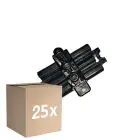 Multipack 25x Noxion GST - Kompatibel T - Verbinder - 1 Männlich + 2 Weiblich - 3 pole 1,5mm2
