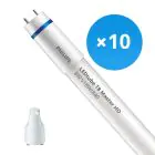 Multipack 10x Philips LED Röhre T8 MASTER (EM/Mains) High Output 8W 1050lm - 840 Kaltweiß | 60cm - Ersatz für 18W