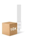 Multipack 10x Noxion Lucent PL-S LED 4.3W - 840 Blanc Froid | 2-Pins - Équivalent 9W