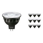 Multipack 10x Philips Master LED Spot GU5.3 MR16 7.5W 485lm 36D - 927 Blanc Très Chaud | Meilleur rendu des couleurs - Dimmable - Équivalent 50W