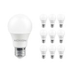Multipack 10x Noxion Lucent Classic LED E27 Poire Dépolie 4.9W 480lm - 827 Blanc Très Chaud | Équivalent 40W