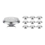 Multipack 10x Noxion Spot LED G53 AR111 7.4W 450lm 40D - 927 Blanc Très Chaud | Meilleur rendu des couleurs - Dimmable - Équivalent 50W