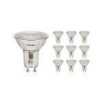 Multipack 10x Noxion Spot LED GU10 PAR16 5.5W 560lm 36D - 830 Blanc Chaud | Équivalent 75W