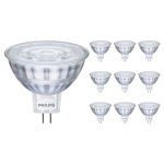 Multipack 10x Philips Corepro LED Spot GU5.3 MR16 4.4W 390lm 36D - 840 Blanc Froid | Équivalent 35W