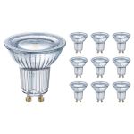 Multipack 10x Ledvance Performance Spot LED Réflecteur GU10 PAR16 4.3W 350lm 120D - 827 Blanc Très Chaud | Équivalent 32W