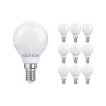 Multipack 10x Noxion Lucent Lustre LED E14 Boule Dépolie 4.5W 470lm - 827 Blanc Très Chaud | Équivalent 40W