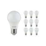 Multipack 10x Noxion Lucent Classic LED E27 Poire Dépolie 8.5W 806lm - 830 Blanc Chaud | Équivalent 60W