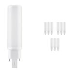 Multipack 10x Ledvance Dulux-D LED 6W - 830 Blanc Chaud | 2-Pins - Équivalent 13W