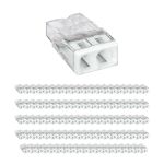 Multipack 100x Wago 2273-202 Bornes De Raccordement À Levier Compact | 2 Câble Connexion - Push Câble