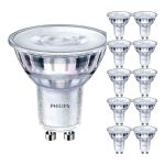 Multipack 10x Philips Corepro LED Spot GU10 PAR16 4.9W 485lm 36D - 840 Blanc Froid | Équivalent 65W