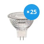 Multipack 25x Noxion Spot LED GU5.3 MR16 4.4W 345lm 12V 36D - 827 Blanc Très Chaud | Dimmable - Équivalent 35W