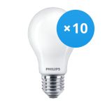 Multipack 10x Philips MASTER Value LED Ampoule E27 Poire Dépolie 11.2W 1521lm - 927 Blanc Très Chaud | Meilleur rendu des couleurs - Dimmable - Équivalent 100W