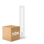 Multipack 10x Philips Corepro PL-L LED 8W 960lm - 830 Blanc Chaud | 4-Pins - Équivalent 18W