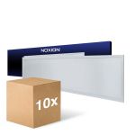 Multipack 10x Noxion Panneau LED Ecowhite V4.0 28W 3360lm - 830-840-865 CCT | 120x30cm - UGR <19